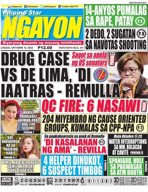 philstar news today tagalog|Headlines .